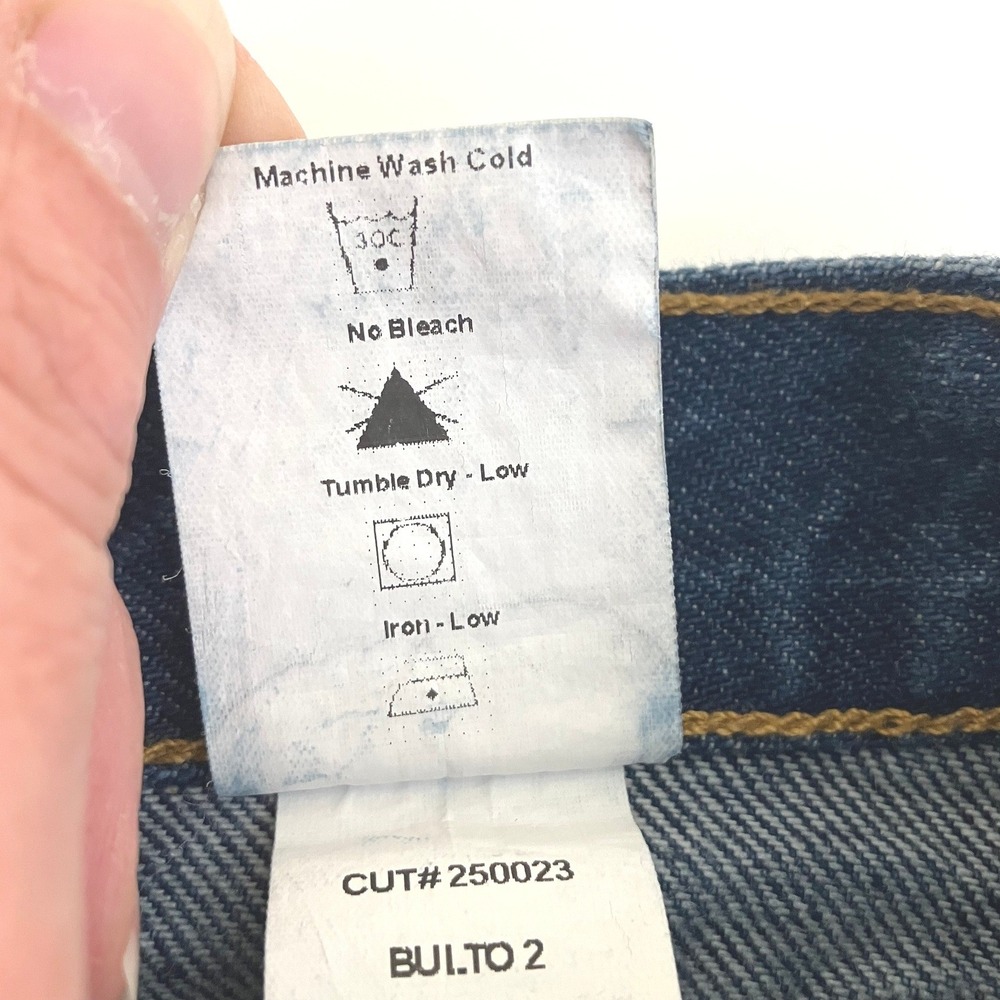 Vintage Forenza High Rise Cotton Denim Jean Short 90's Preppy Retro Boho - Picture 5 of 5